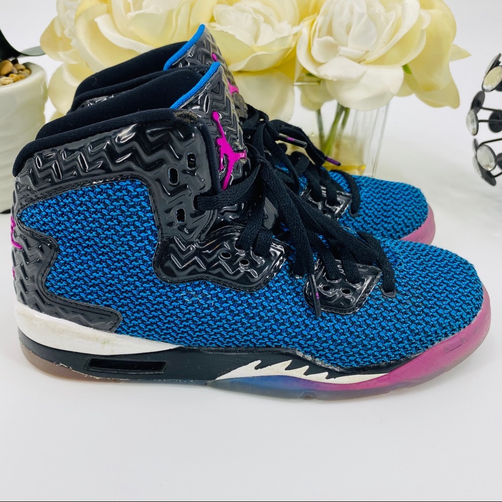 Jordan Sho Nuff Ya Dig BK NY Boys Sneakers - Picture 6 of 8